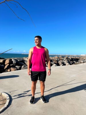 Regata Masculina Rsport Rosa.