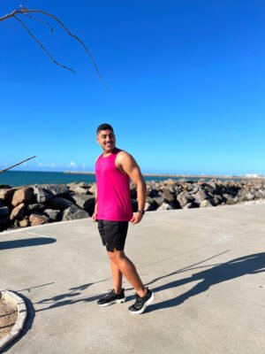 Regata Masculina Rsport Rosa.