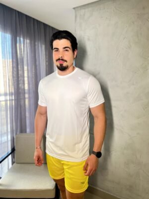 Short Treino Amarelo.