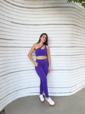 Conjunto Top e Legging uva.