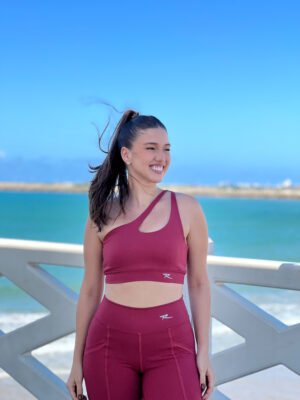 Conjunto Top e Legging Dusty Red.