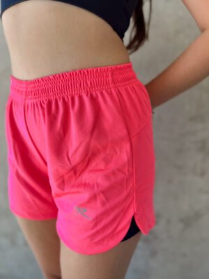 Short Running Com Forro Pink.