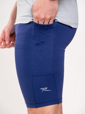 Short Termico Masculino com Bolso Marinho.