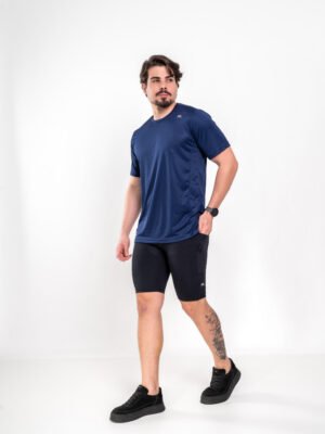 Short Térmico Com Bolso Preto.