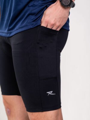 Short Térmico Com Bolso Preto.